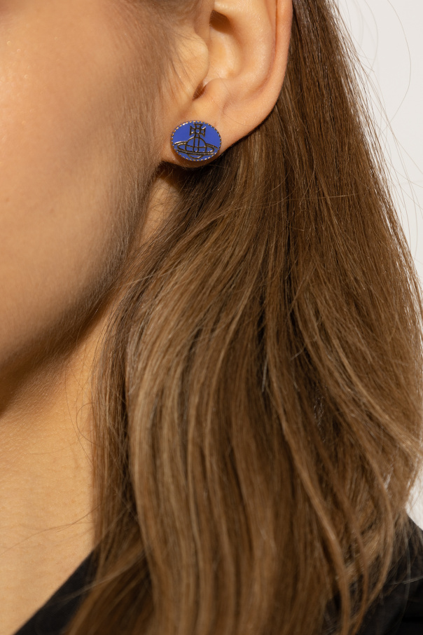 Vivienne westwood blue on sale earrings